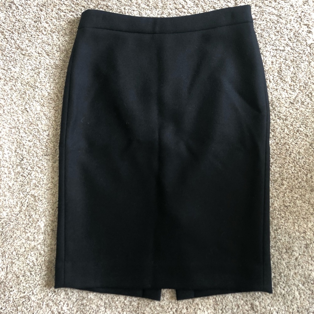 J. Crew black pencil skirt